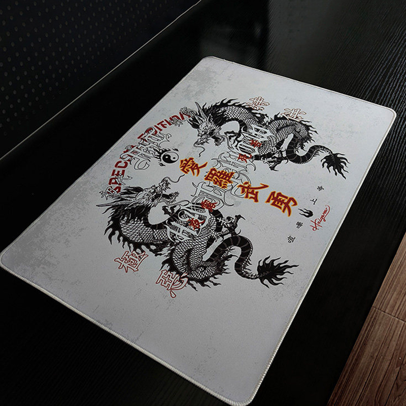 Gaming Accessories Retro - Retro Dragon Talisman Mouse Pad Evil