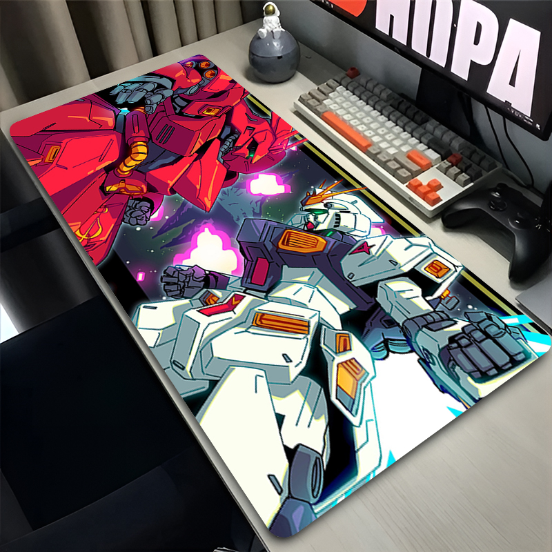 Gaming Accessories For Desk - Hot Anime Mouse Pad M-mechanical Warrior