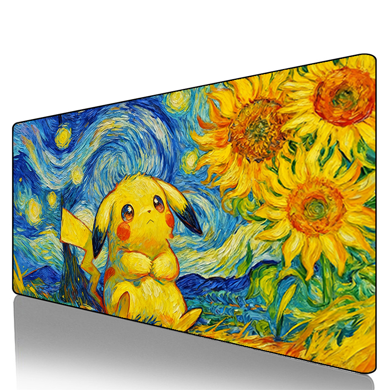 Gaming Accessories For Desk - Mouse Pad Pokemon Pikachu Gengar Cool