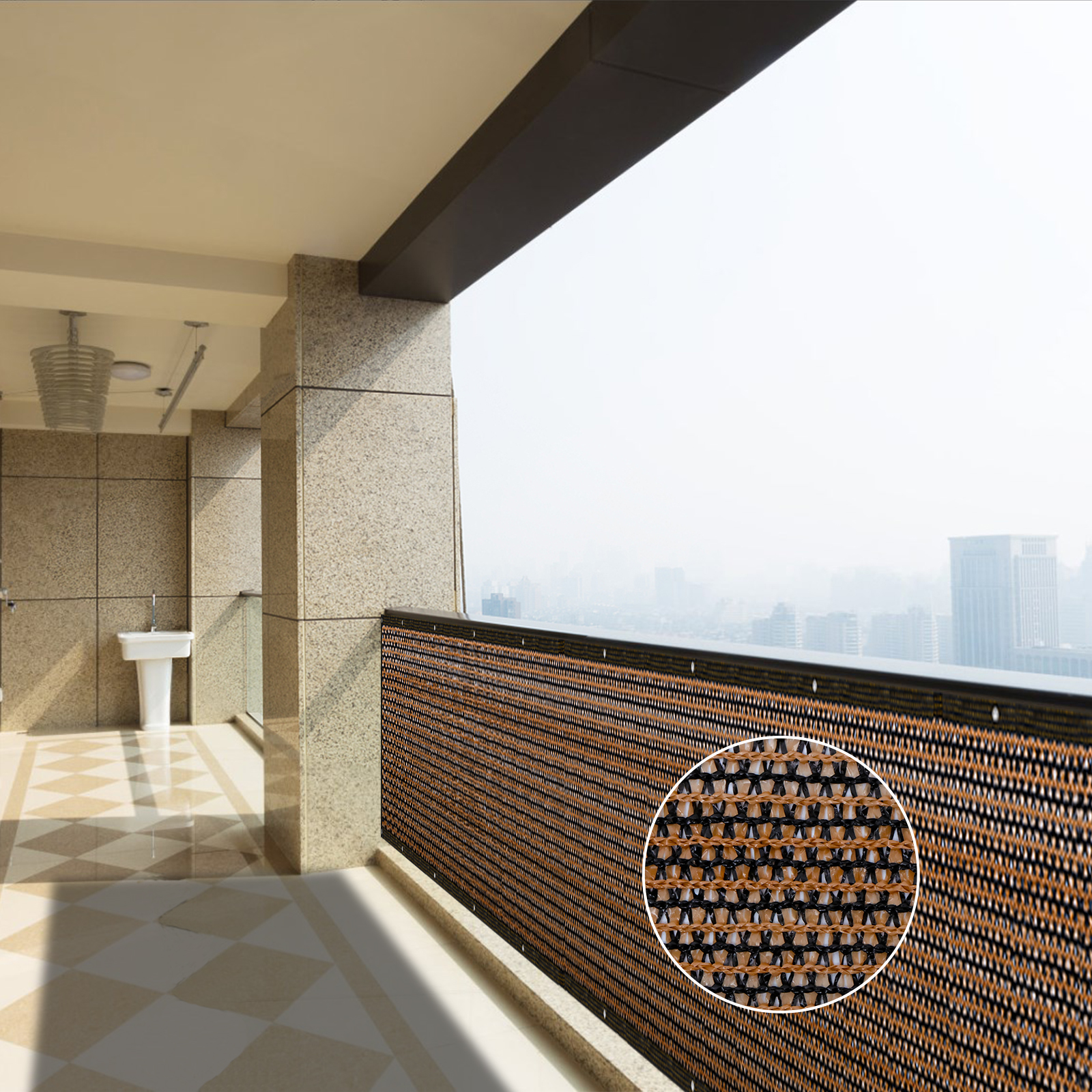 Case Mesh Panel - Privacy Fence Screen 120GSM Mesh Shade