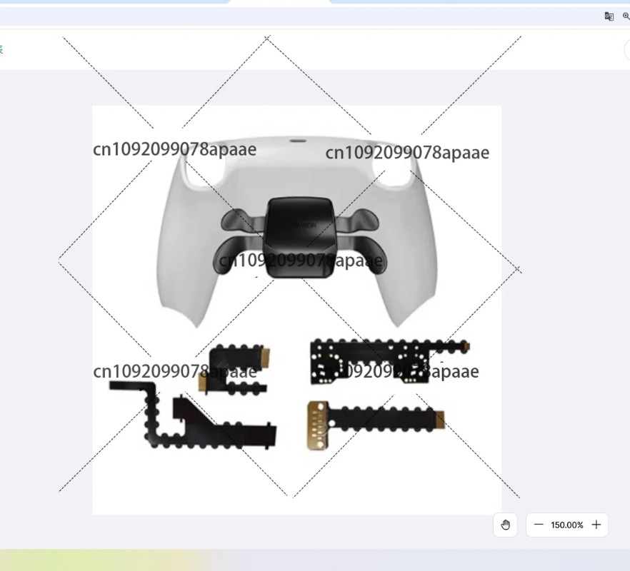 Gaming Accessories For Free Fire - 11223344PS5 Controller Back Button Attachment, Customizable