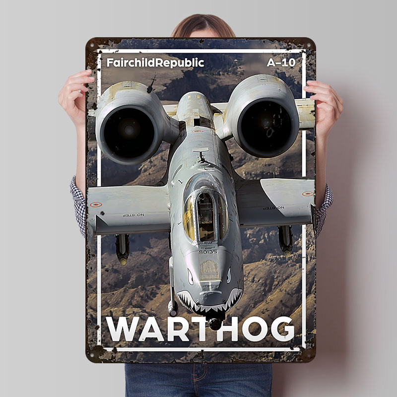 Gaming Accessories Retro - A10 Warthog Printed Poster Customized Wall