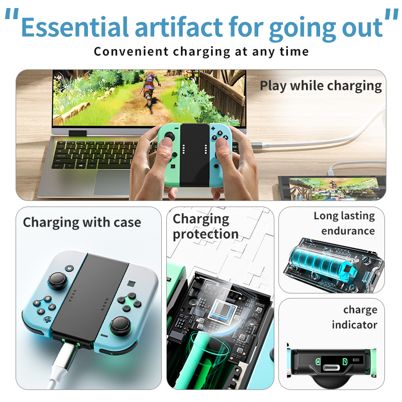 AOLION Portable Switch joncon  - Gaming Accessories Nintendo Switch ulasan dan harga