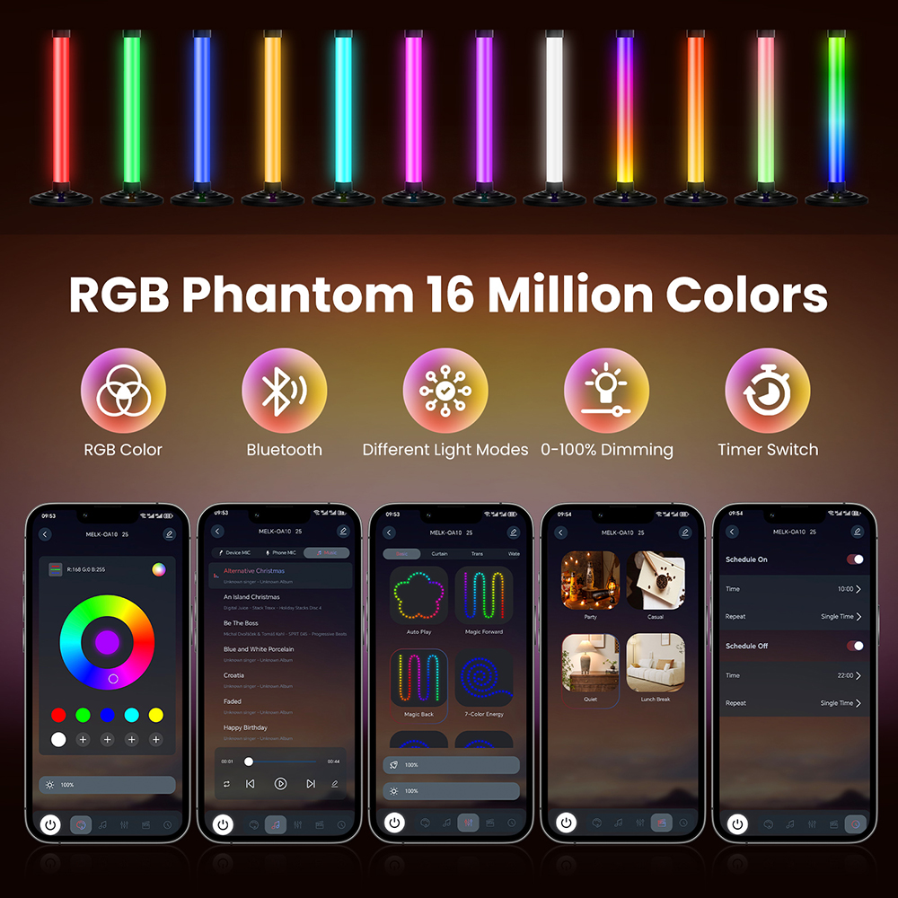 2 4 Light RGB Kit Smart LED Fl - Gaming Accessories Led ulasan dan harga