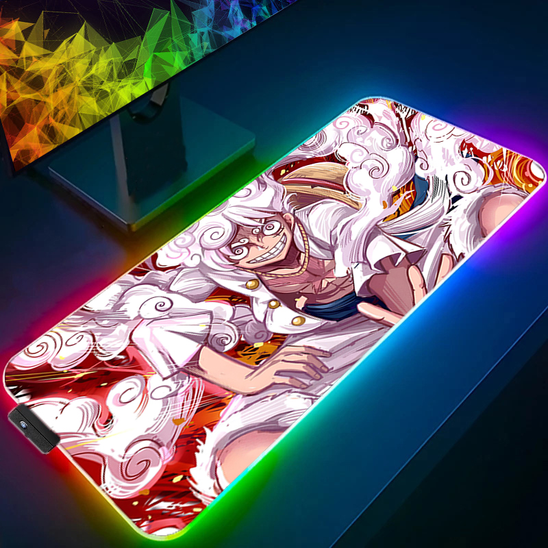 LED Mouse Pad One Piece Luffy  - Gaming Accessories Led ulasan dan harga