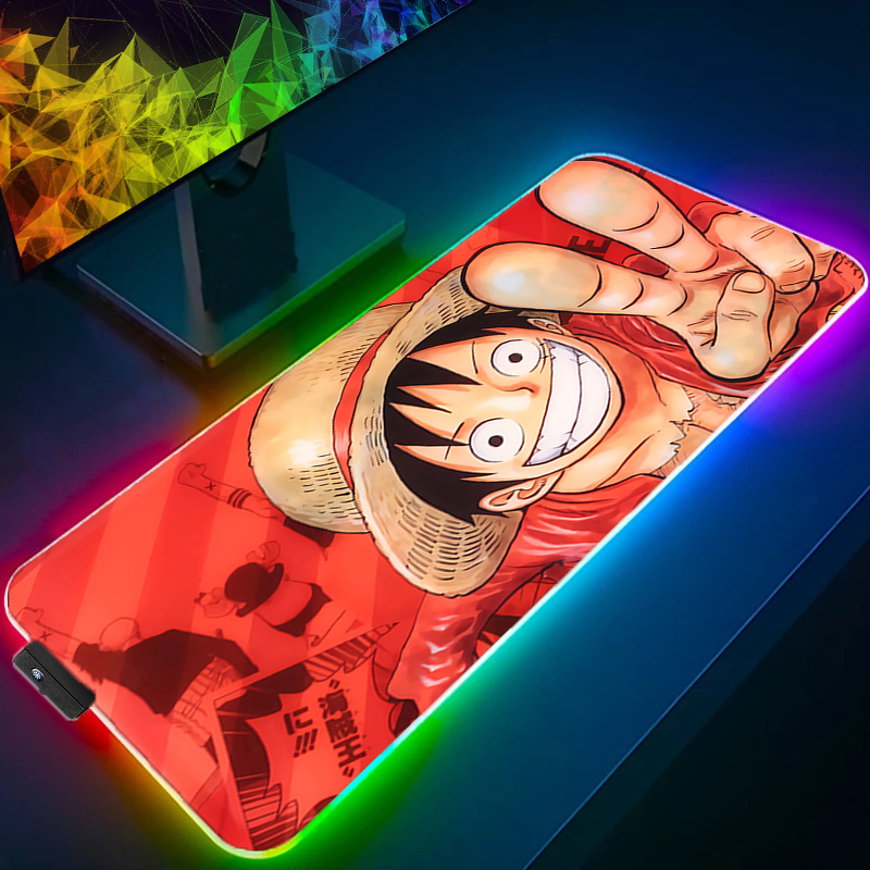 LED Mouse Pad One Piece Luffy  - Gaming Accessories Led ulasan dan harga