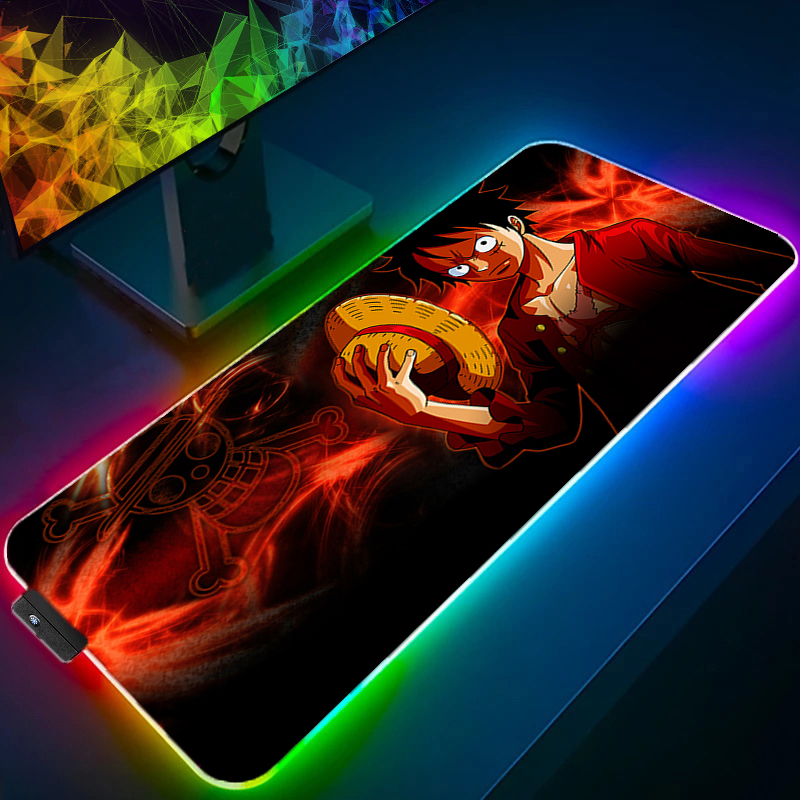LED Mouse Pad One Piece Luffy  - Gaming Accessories Led ulasan dan harga