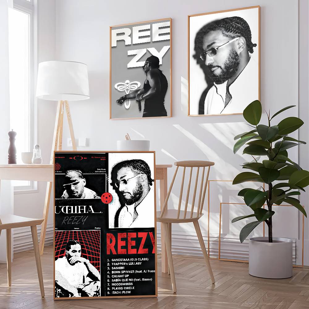Rapper R-Reezy Music Poster Fo - Gaming Accessories Wall ulasan dan harga