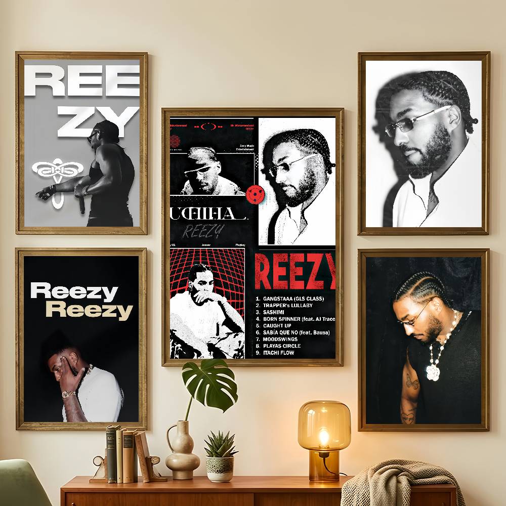 Rapper R-Reezy Music Poster Fo - Gaming Accessories Wall ulasan dan harga