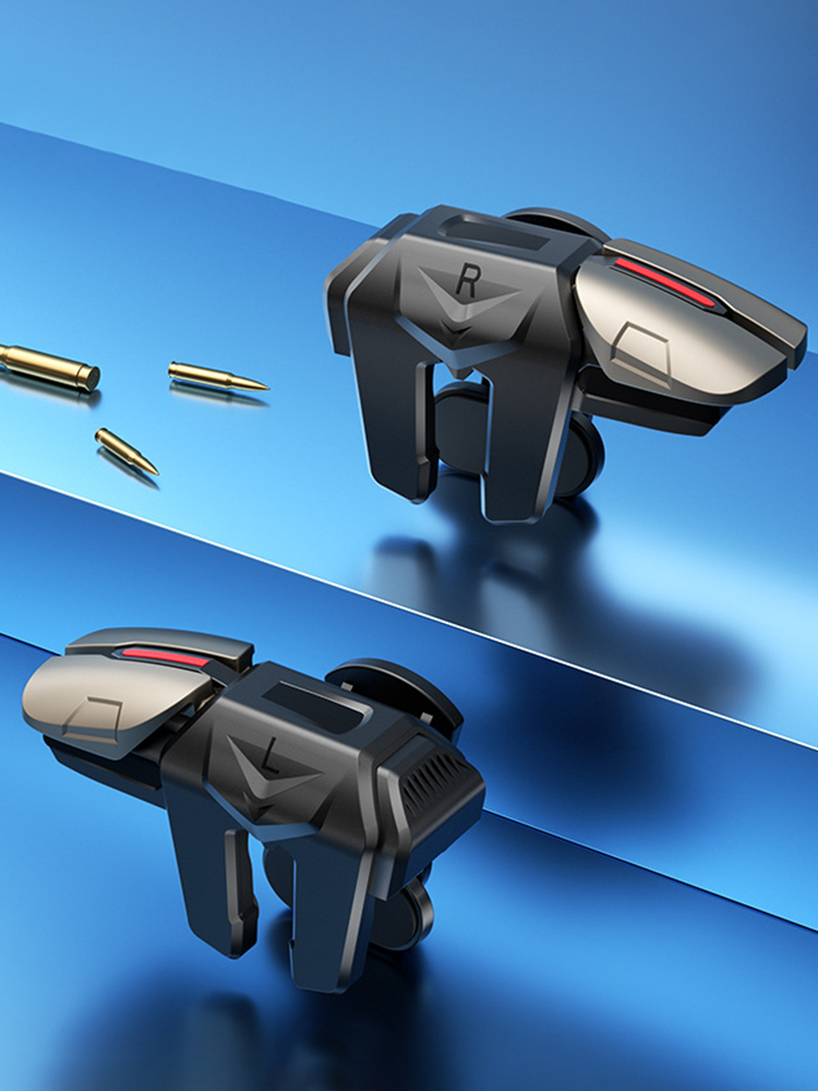 2pcs 6 Finger Gaming Trigger f - Gaming Accessories For Free Fire ulasan dan harga
