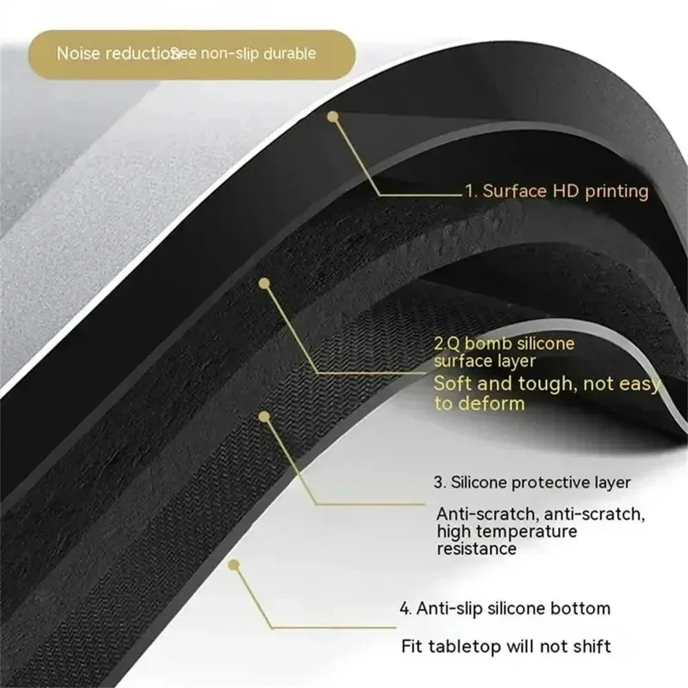 Thicken Rubber Pokers Tableclo - Gaming Accessories For Desk ulasan dan harga