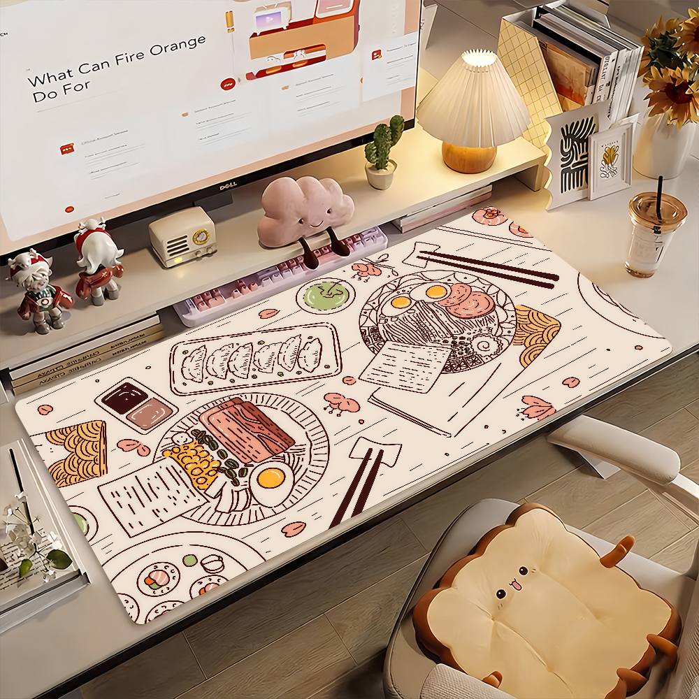 Retro Japanese Ramen Mouse Pad - Gaming Accessories Retro ulasan dan harga