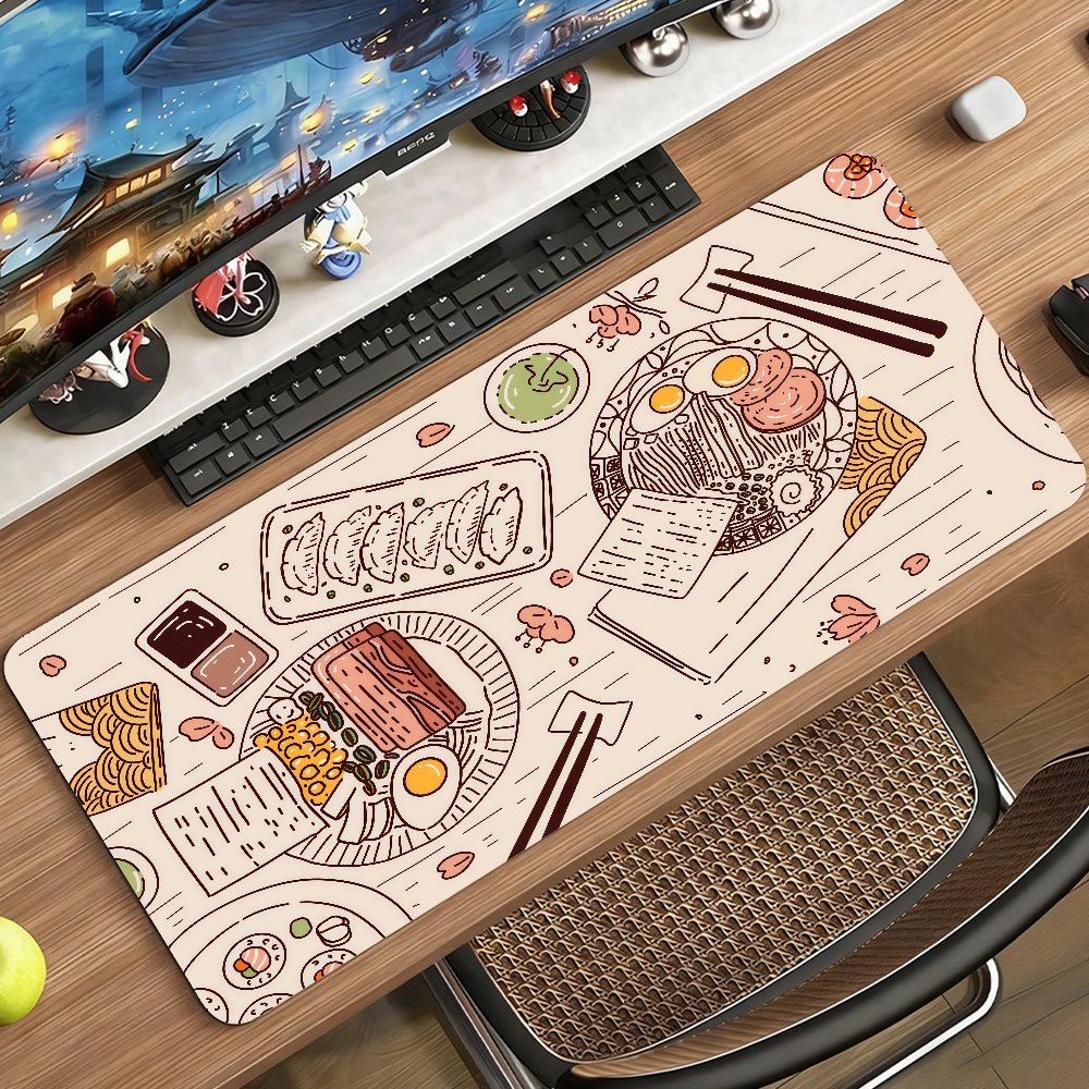 Retro Japanese Ramen Mouse Pad - Gaming Accessories Retro ulasan dan harga
