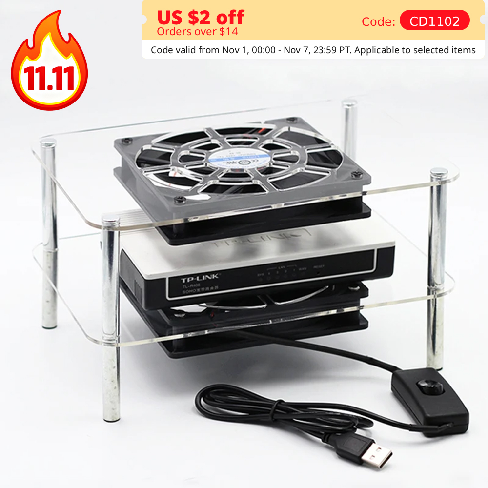 USB Cooling Rack With Fan For  - Fan Hub Rgb Controller ulasan dan harga
