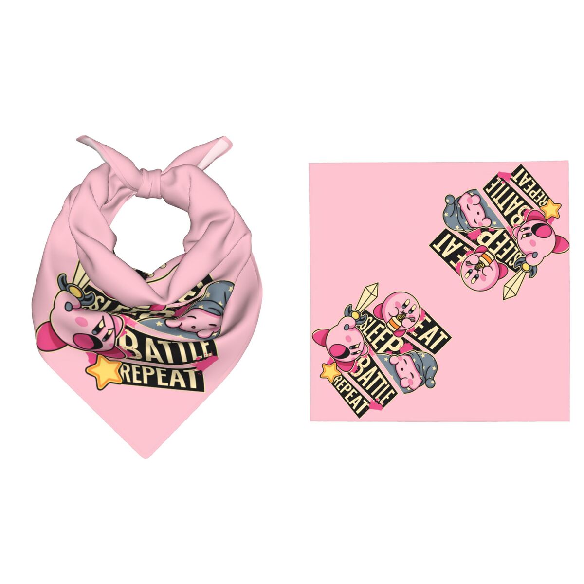 Custom K-Kirbys Square Scarf M - Gaming Accessories Toys ulasan dan harga