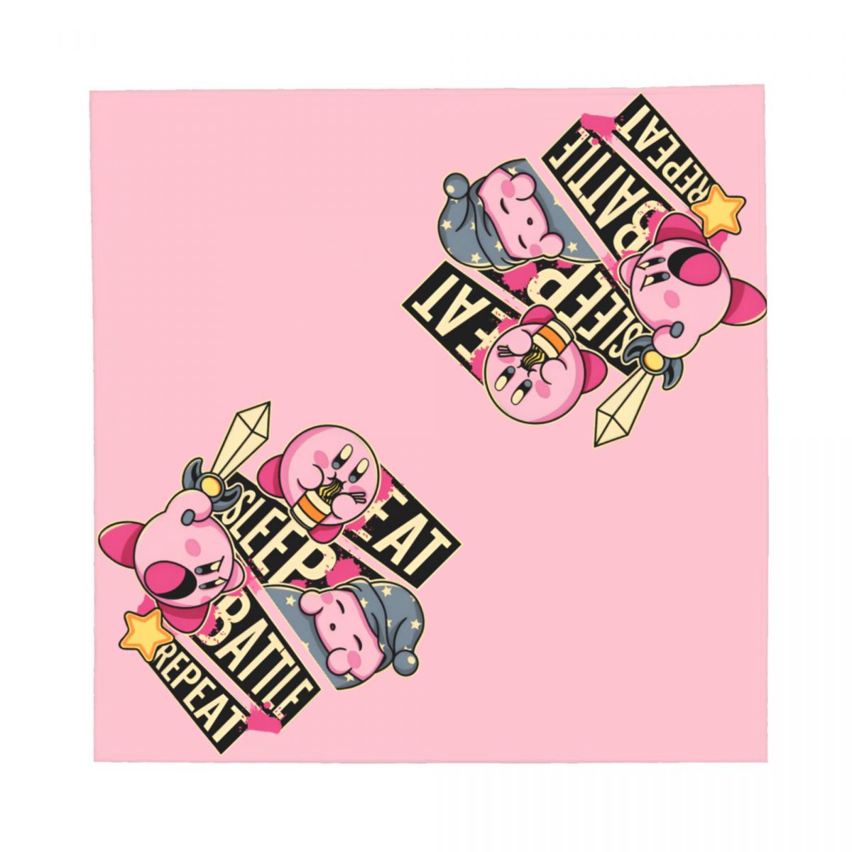 Custom K-Kirbys Square Scarf M - Gaming Accessories Toys ulasan dan harga