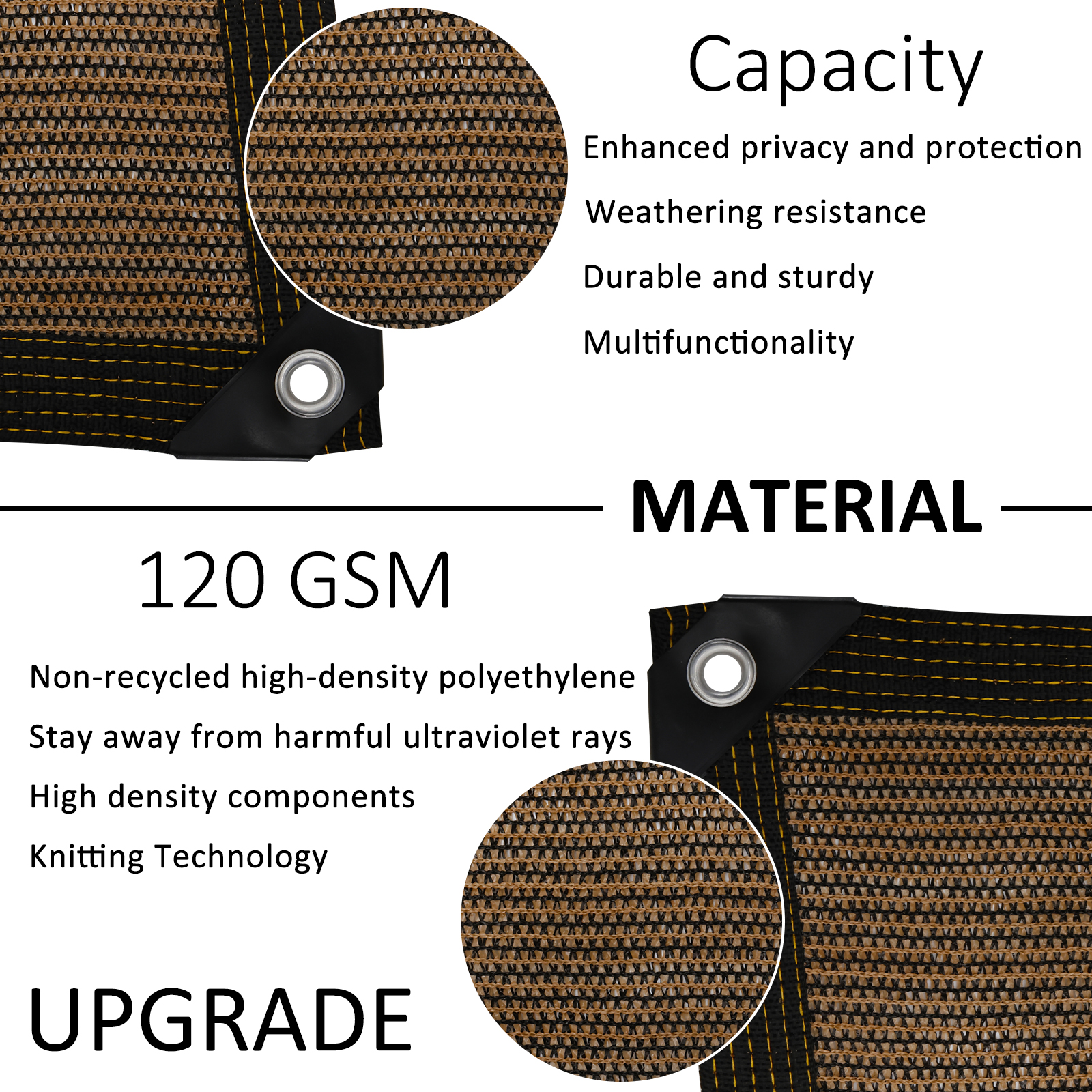 1/2Pcs Balcony Privacy Screen  - Case Mesh Panel ulasan dan harga