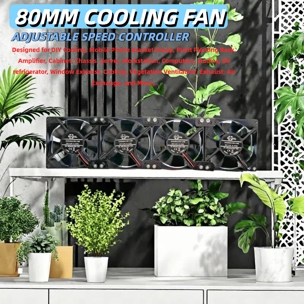 4-Pack 80mm X 25mm High-Speed  - Fan Hub Rgb Controller ulasan dan harga