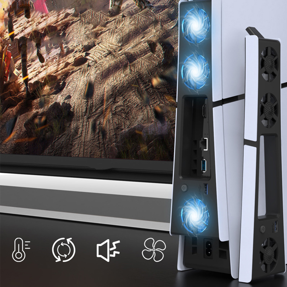 Gaming Cooler Fan Efficient Co - Gaming Accessories Led ulasan dan harga