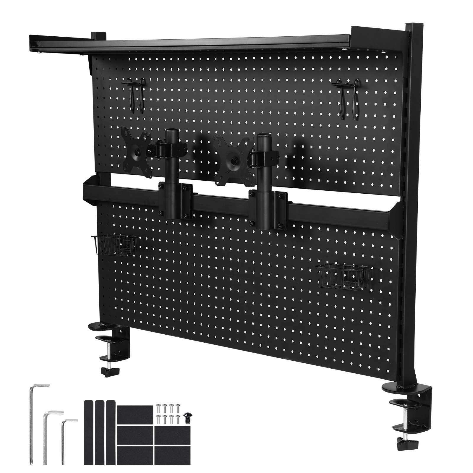 Metal Pegboard with Monitor St - Gaming Accessories For Desk ulasan dan harga