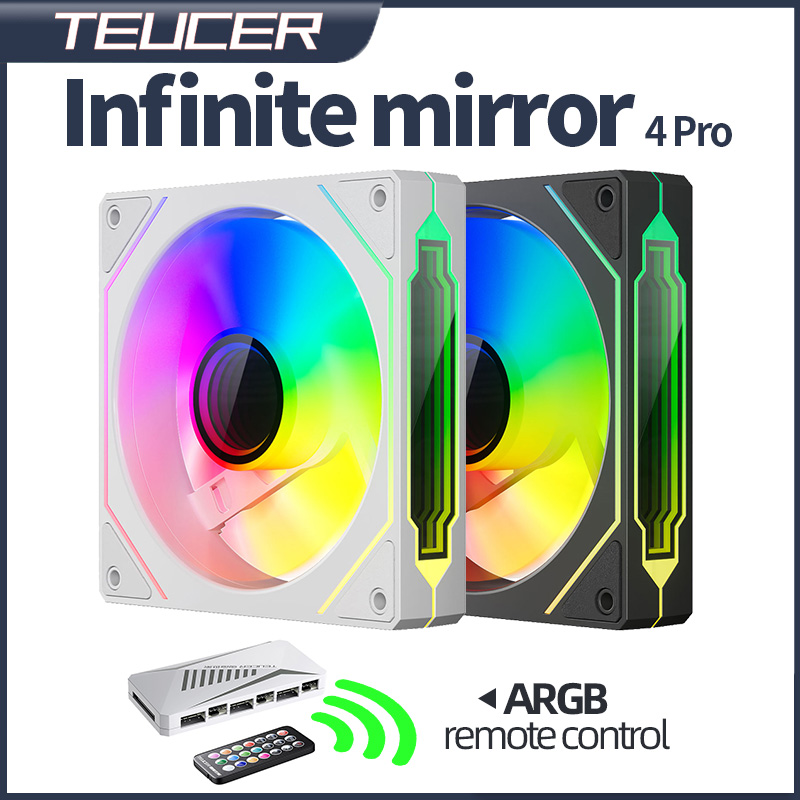 Teucer Infinite Mirror 4Pro 12 - Fan Hub Rgb Controller ulasan dan harga