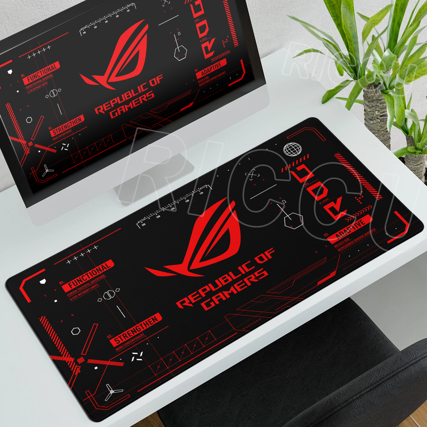 ASUS Xxl Mouse Mat Republic of - Gaming Accessories Asus ulasan dan harga