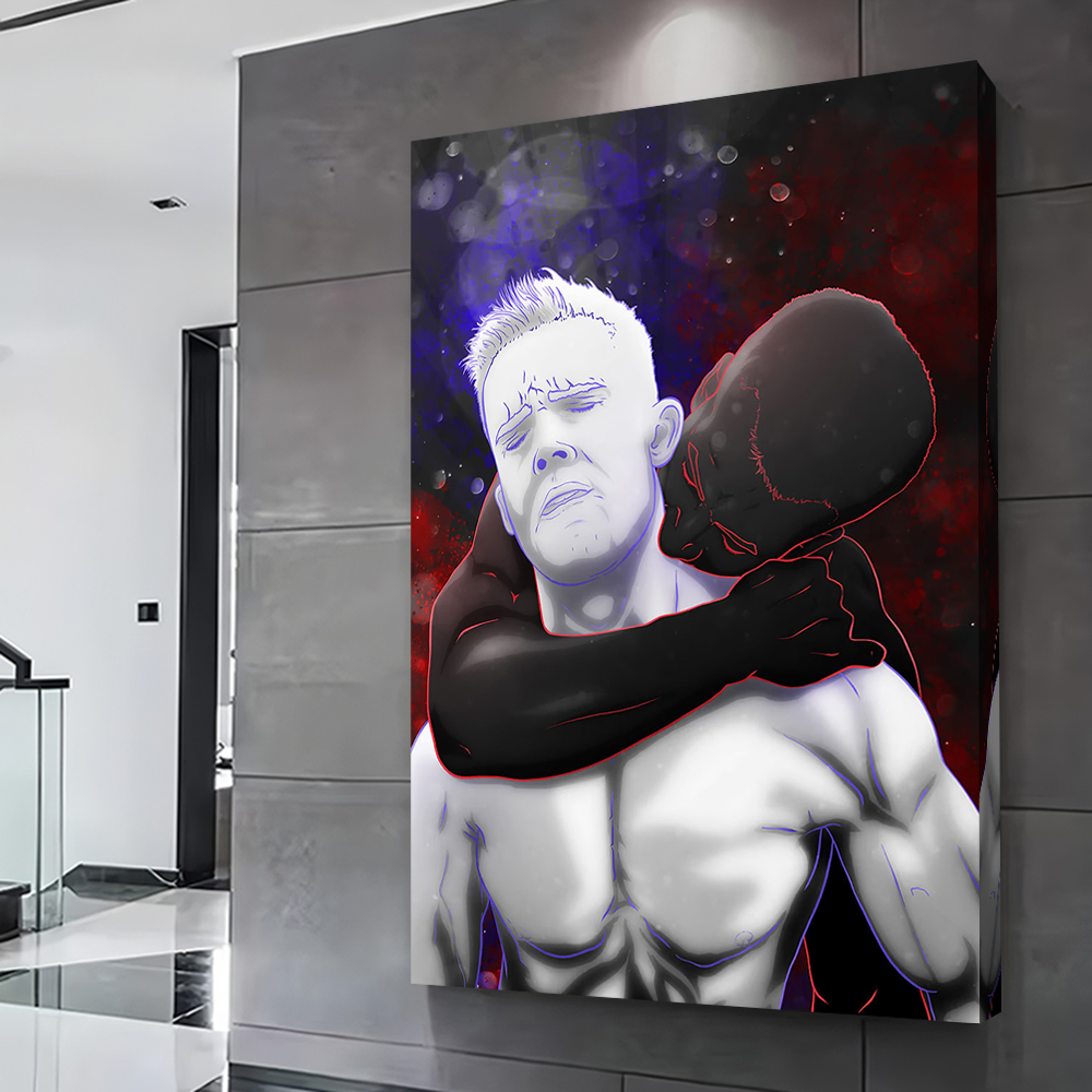 Dark Vs Light Poster Customiza - Gaming Accessories Wall ulasan dan harga