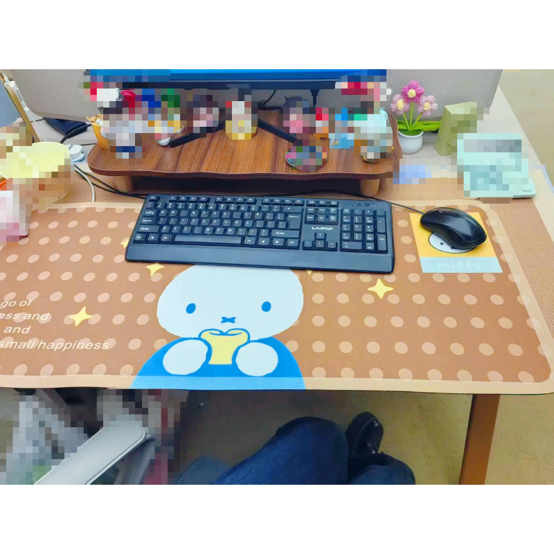 Miffy Cute Cartoon Soft Keyboa - Gaming Accessories For Free Fire ulasan dan harga