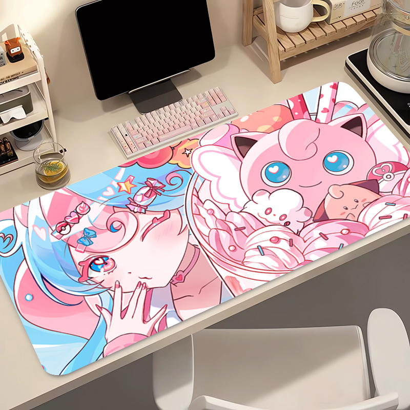 Anime Mouse Pad 90x40cm Pokemo - Gaming Accessories For Desk ulasan dan harga