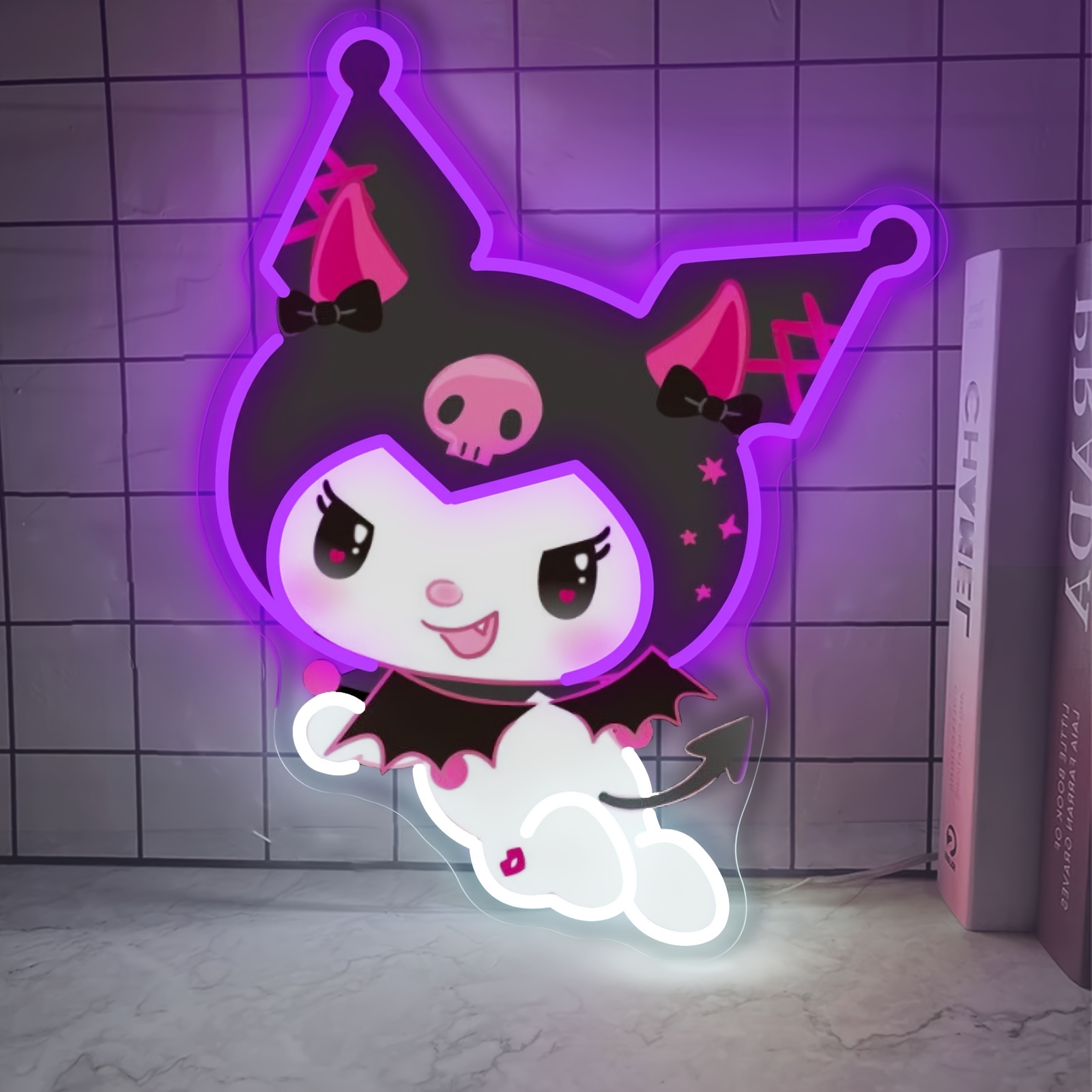 Kuromi LED Neon Sign Purple Gl - Gaming Accessories Led ulasan dan harga