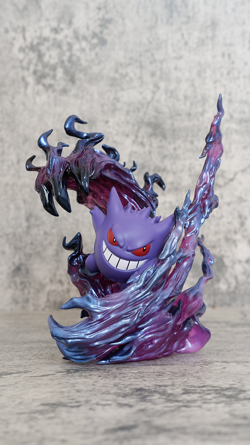 19cm Anime Pokemon Gengar Batt - Gaming Accessories Toys ulasan dan harga