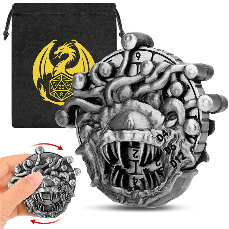 Retro Beholder Shape Metal Dic - Gaming Accessories Retro ulasan dan harga