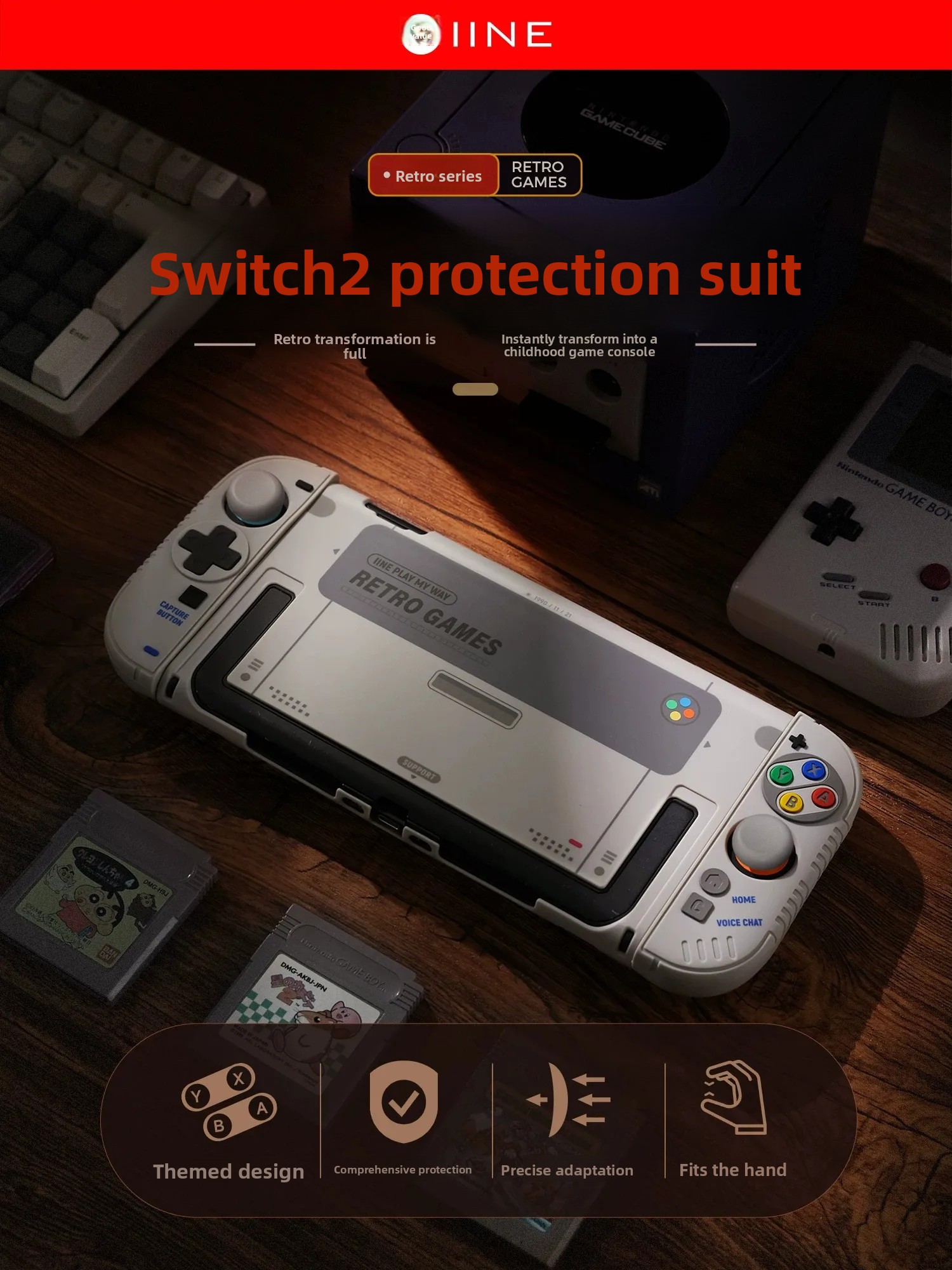 IINE Protective Suits Hard She - Gaming Accessories Nintendo Switch ulasan dan harga