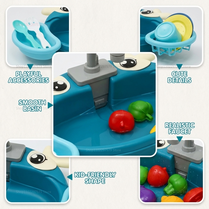 Children Play Kitchen Set with - Gaming Accessories For 10 Year Old Boy ulasan dan harga