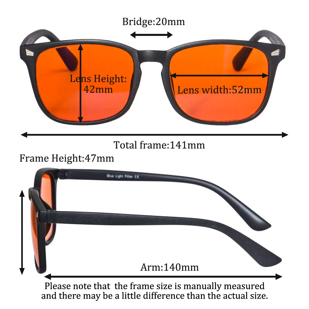 SHINU Orange Tinted Glasses Bl - Gaming Glasses Tinted ulasan dan harga