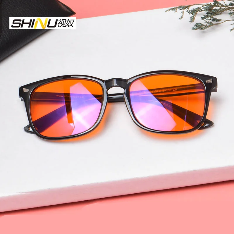 SHINU Orange Tinted Glasses Bl - Gaming Glasses Tinted ulasan dan harga