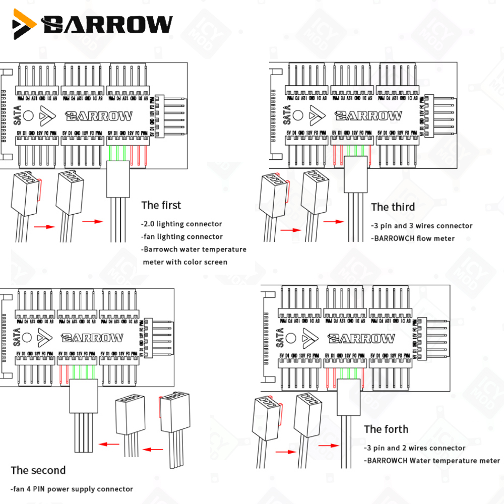 Barrow 7-Port Fan Controllers  - Fan Hub Rgb Controller ulasan dan harga