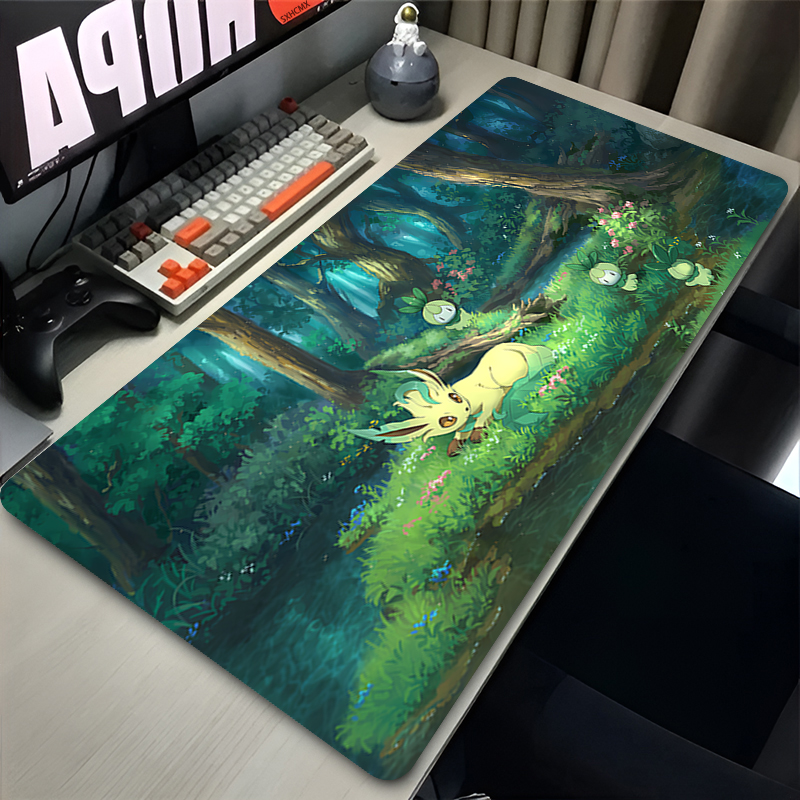Mouse Pad Gamer P-pokemon Leaf - Gaming Accessories For Desk ulasan dan harga