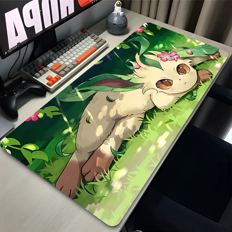 Mouse Pad Gamer P-pokemon Leaf - Gaming Accessories For Desk ulasan dan harga