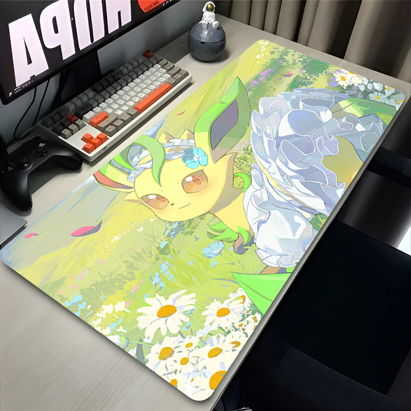 Mouse Pad Gamer P-pokemon Leaf - Gaming Accessories For Desk ulasan dan harga