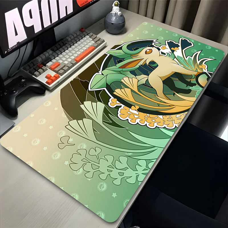 Mouse Pad Gamer P-pokemon Leaf - Gaming Accessories For Desk ulasan dan harga