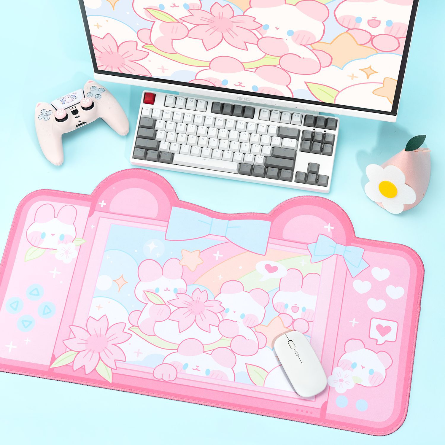 Extra Large Kawaii Gaming Mous - Gaming Accessories For Desk ulasan dan harga