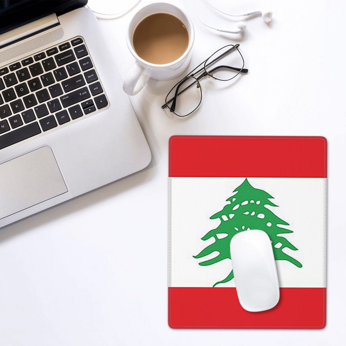 Flag Of Lebanon Mouse Pad Game - Gaming Accessories Lebanon ulasan dan harga