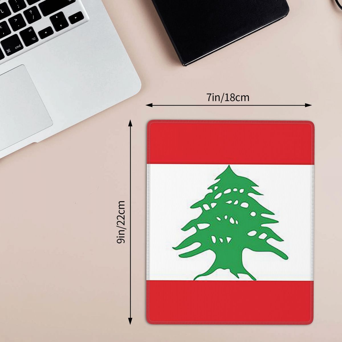 Flag Of Lebanon Mouse Pad Game - Gaming Accessories Lebanon ulasan dan harga