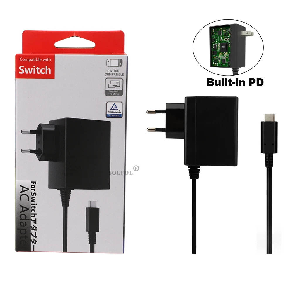 AC Power Adapter Charger For N - Gaming Accessories Nintendo Switch ulasan dan harga