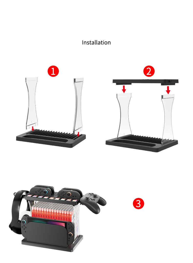 For Switch2 Console Organizer  - Gaming Accessories Organizer ulasan dan harga