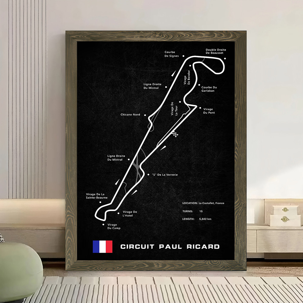 Circuit Paul Ricard Canvas Wal - Gaming Accessories Wall ulasan dan harga