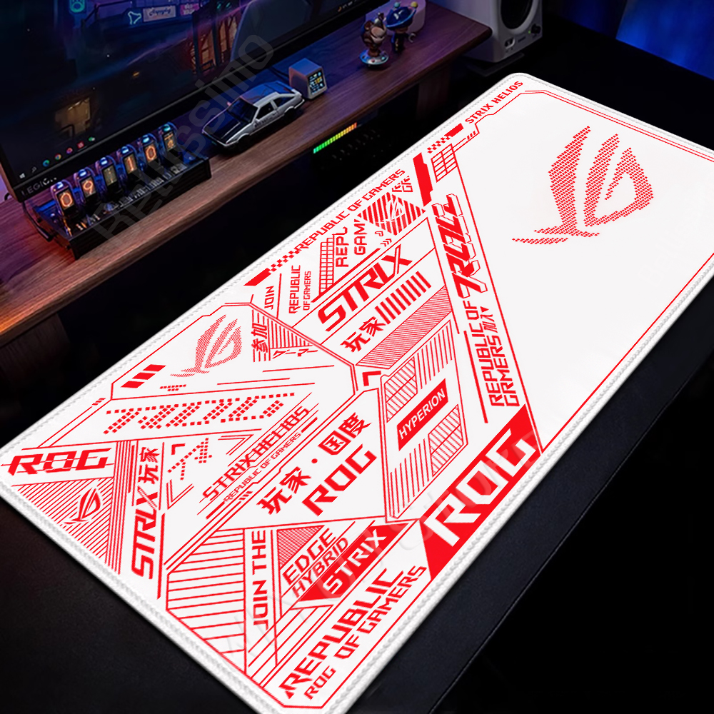 Gamer Black Mousepad ROG ASUS  - Gaming Accessories Asus ulasan dan harga