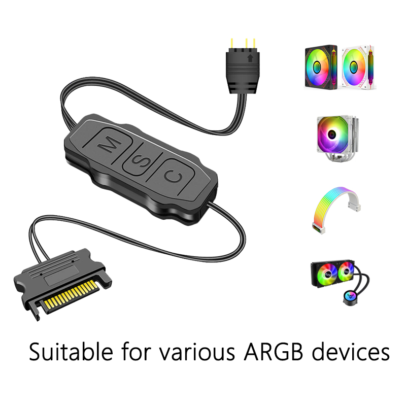 GPUHOLD SATA Interface 5V 3PIN - Fan Hub Rgb Controller ulasan dan harga