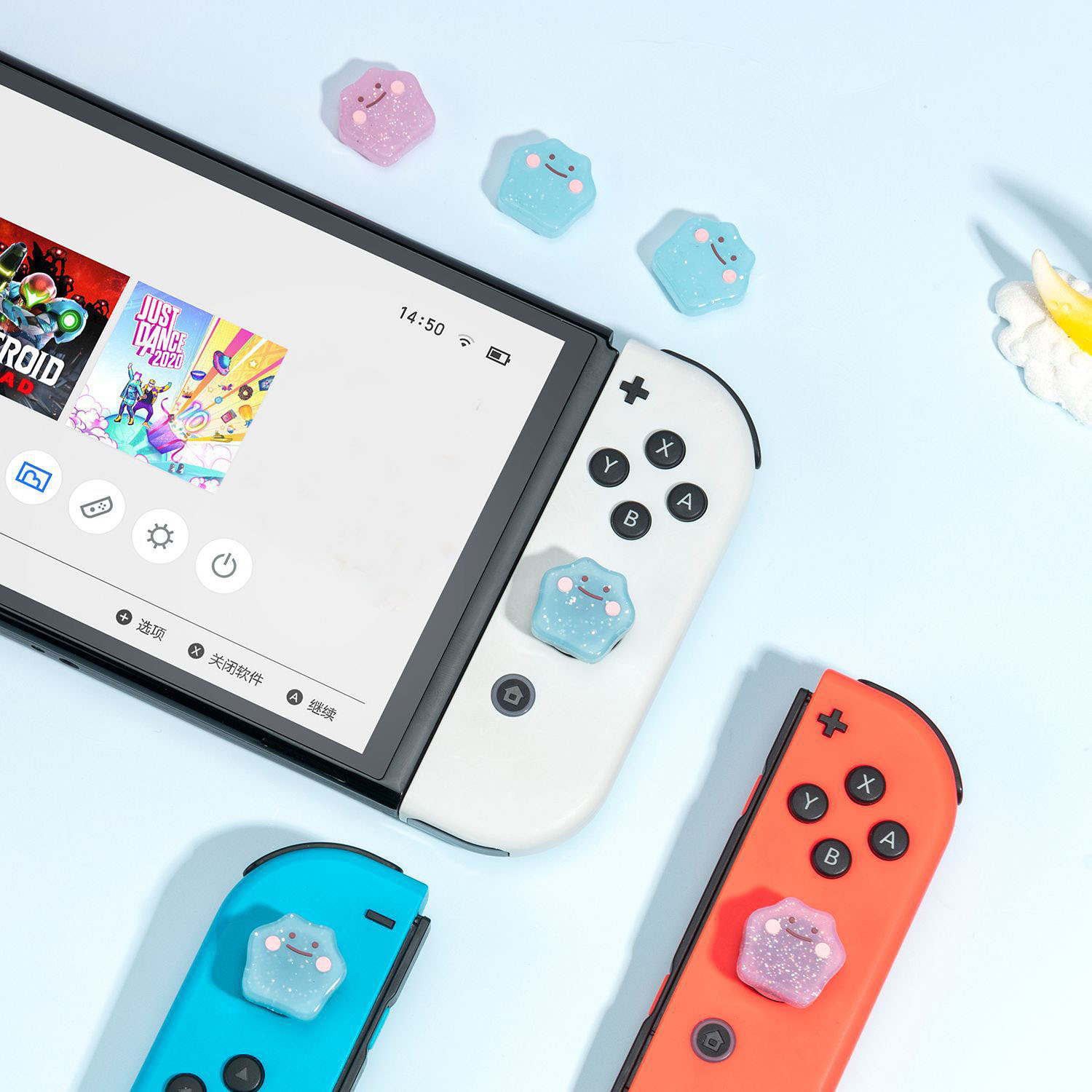 Silicone Rubber Thumb Stick Gr - Gaming Accessories Nintendo Switch ulasan dan harga